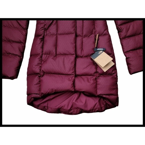 NWT The North Face 550 Down Fill Puffer Zipper Parka Coat Faux Fur Hood XS NEW - Picture 5 of 16